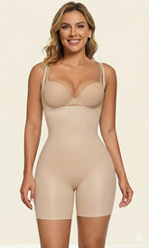 Open Bust Shapewear Tummy Control Bodysuits For Women Seamless Compression High Waisted Body Shaper