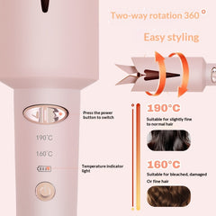 Rechargeable Automatic Rotating Curling Iron